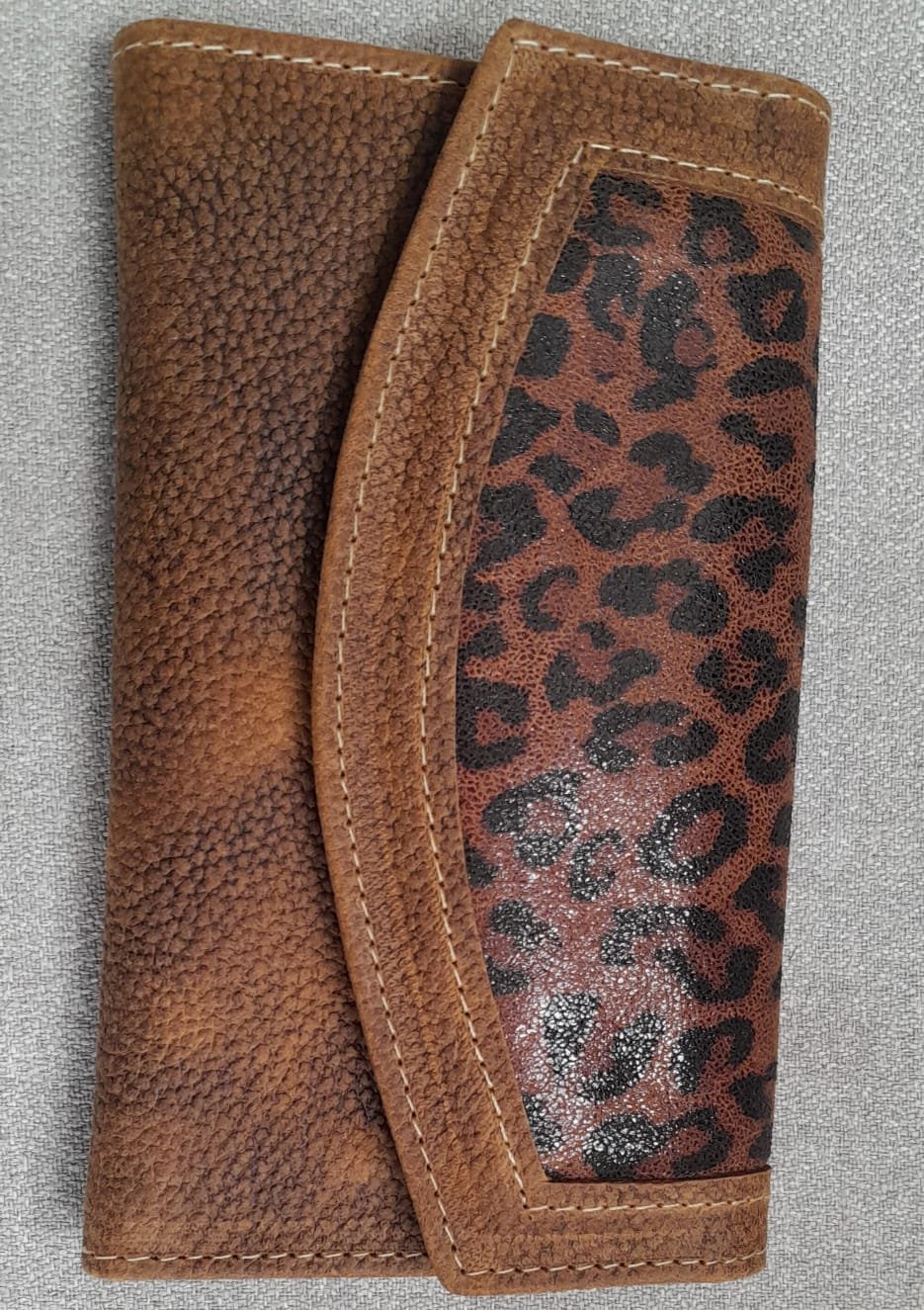 Billetera Animal Print Oscura